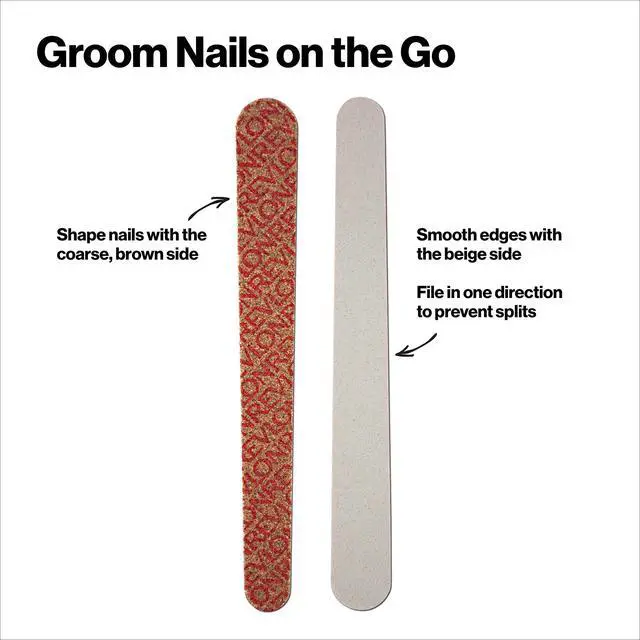 Alt view image 2 of 5 - Compact Nail File, Dual Sided Emery Boards, Manicure Essentials, Smooths & Shapes Nails, Easy to Use (Pack of 10)