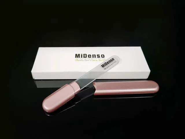 Alt view image 2 of 7 - Premium Glass Nail File, Apricot Color, 5.5 Inch