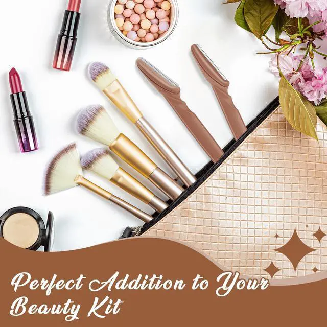 Alt view image 5 of 7 - 88 Pcs Terracotta Dermaplaning Tool & Face Razors for Women in Storage Jar Aesthetic Eyebrow Razor for Women & Men, Precision Face Shaver with Safety Covers, Skincare Gift for Women