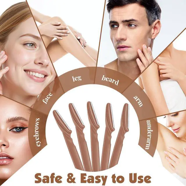 Alt view image 6 of 7 - 88 Pcs Terracotta Dermaplaning Tool & Face Razors for Women in Storage Jar Aesthetic Eyebrow Razor for Women & Men, Precision Face Shaver with Safety Covers, Skincare Gift for Women