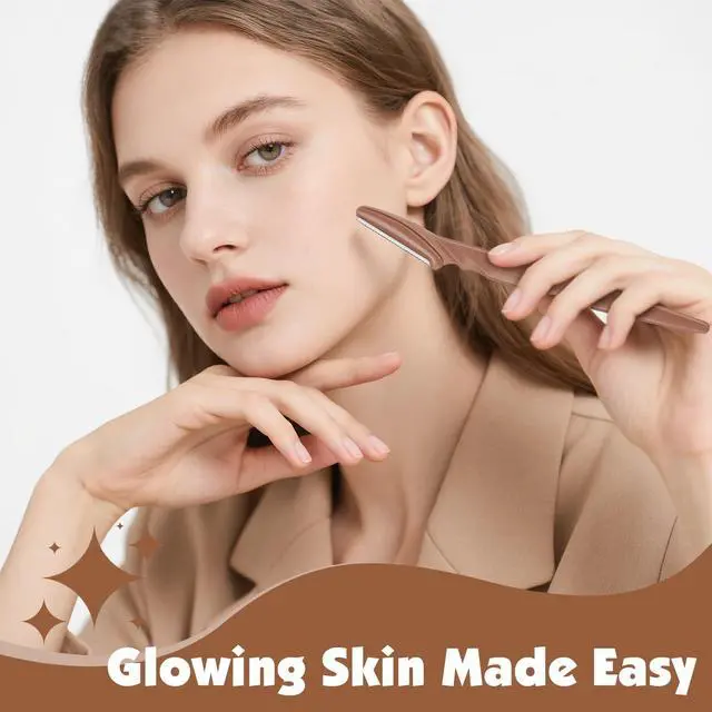 Alt view image 7 of 7 - 88 Pcs Terracotta Dermaplaning Tool & Face Razors for Women in Storage Jar Aesthetic Eyebrow Razor for Women & Men, Precision Face Shaver with Safety Covers, Skincare Gift for Women