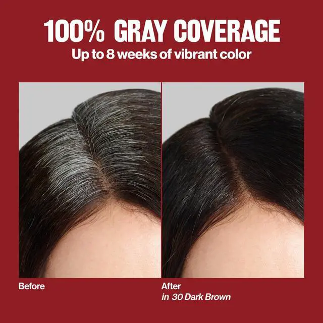 Alt view image 4 of 7 - with Bond Repair Complex, Auburn Permanent Hair Color, 100% Gray Coverage, Ammonia Free Hair Dye, Vegan Keratin, 31 Dark Auburn (Pack of 3)