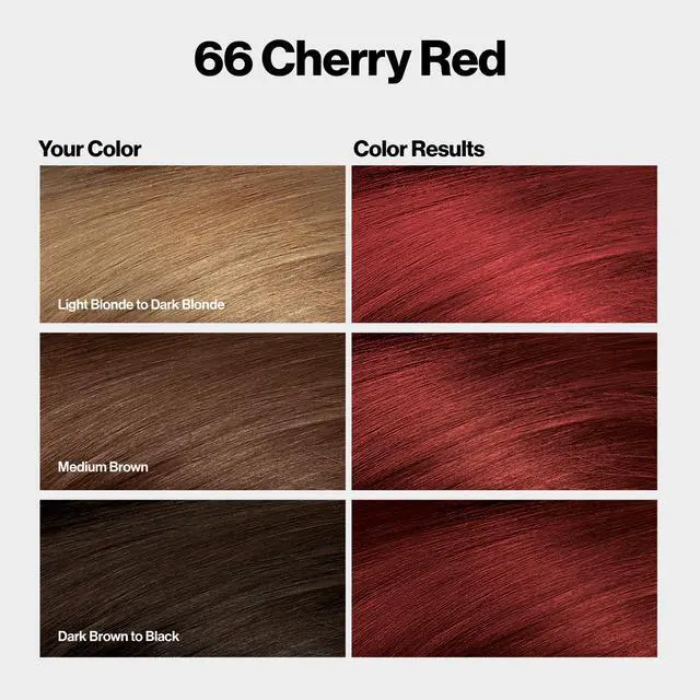 Alt view image 2 of 7 - with Bond Repair Complex, Red Permanent Hair Color, 100% Gray Coverage, Ammonia Free Hair Dye, Vegan Keratin, 66 Cherry Red (Pack of 3)