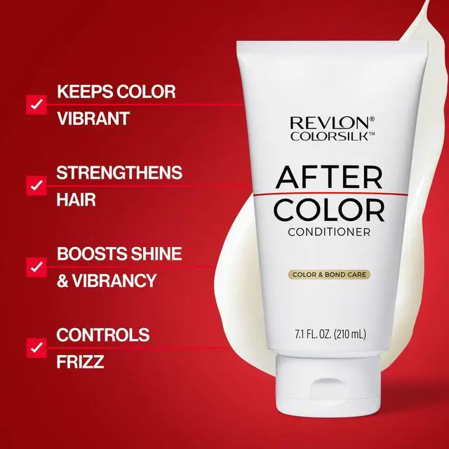 Alt view image 3 of 7 - After Color Conditioner for Color Treated Hair, Moisturizing & Strengthening Bond Repair with Vegan Keratin, For All Hair Colors & Types, 7.10 fl oz