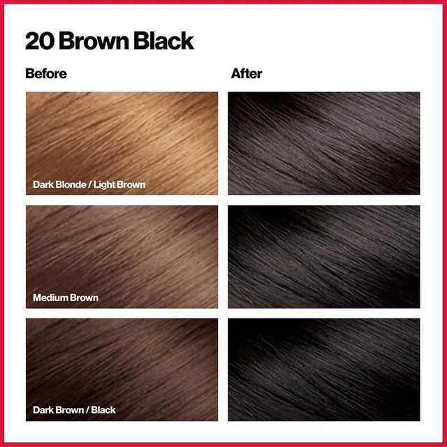 Alt view image 2 of 7 - Permanent Hair Color, Permanent Hair Dye, Colorsilk with 100% Gray Coverage, Ammonia-Free, Keratin and Amino Acids, 20 Brown/Black, 4.4 Oz (Pack of 1)
