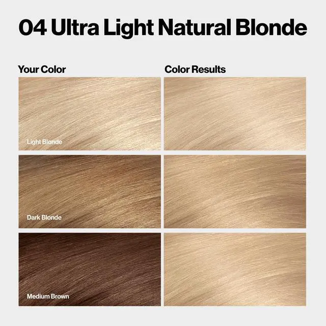 Alt view image 2 of 7 - with Bond Repair Complex, Blonde Permanent Hair Color, 100% Gray Coverage, Ammonia Free Hair Dye, Vegan Keratin, 04 Ultra Light Natural Blonde (Pack of 3)
