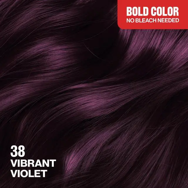 Alt view image 2 of 7 - Permanent Hair Color with Bond Repair Complex, 38 Vibrant Violet, 3 pack
