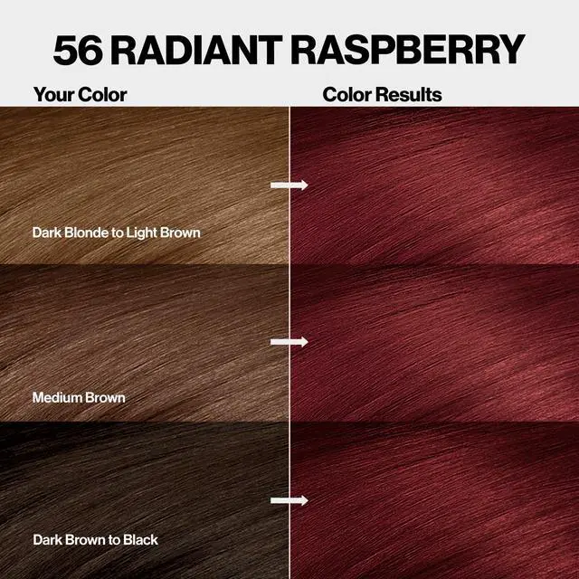 Alt view image 3 of 7 - with Bond Repair Complex, Permanent Hair Color, 100% Gray Coverage, Ammonia Free Dye, Vegan Keratin, 56 Radiant Raspberry, 3 pack
