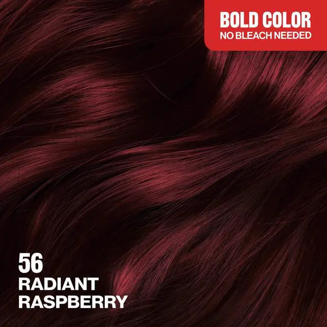 Alt view image 2 of 7 - with Bond Repair Complex, Permanent Hair Color, 100% Gray Coverage, Ammonia Free Dye, Vegan Keratin, 56 Radiant Raspberry, 3 pack