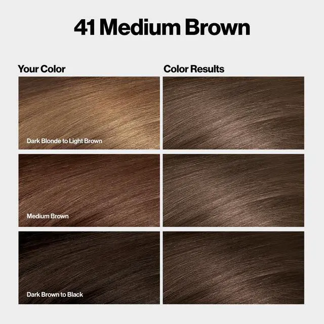 Alt view image 2 of 7 - with Bond Repair Complex, Brown Permanent Hair Color, 100% Gray Coverage, Ammonia Free Hair Dye, Vegan Keratin, 41 Medium Brown (Pack of 3)
