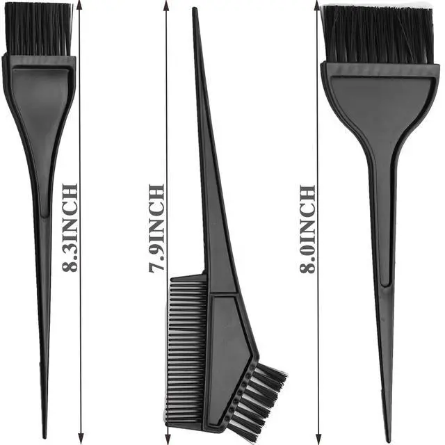 Alt view image 6 of 7 - 12Pcs Professional Salon Hair Coloring Dyeing Kit, Hair Bleach Dit Hair Coloring Products with Hair Dye Brush, Hair Color Bowl, Hair Clips