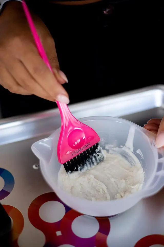 Alt view image 3 of 7 - Classic Hair Color Brush Hair Dye Brushes For Hair Stylist, Hair Coloring Applicator Brush Tools, Tint Brushes For Hair Color - Pink