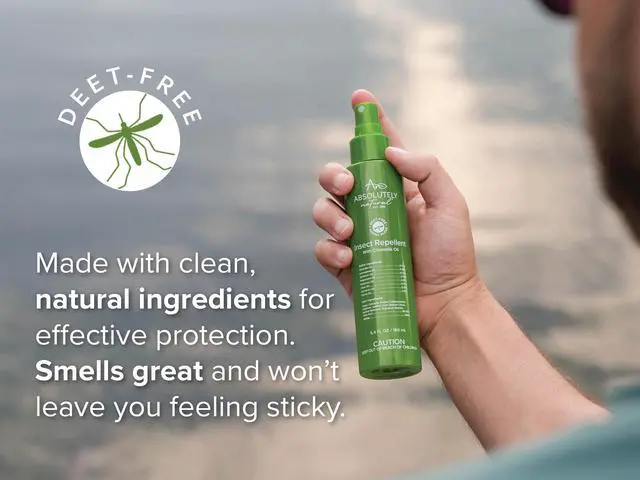 Alt view image 2 of 7 - Mosquito Repellent for Outdoor Patio DEET-Free Bug Spray with Citronella Non-Sticky, Long-Lasting Fresh Scent Insect Repellent - 5.4oz