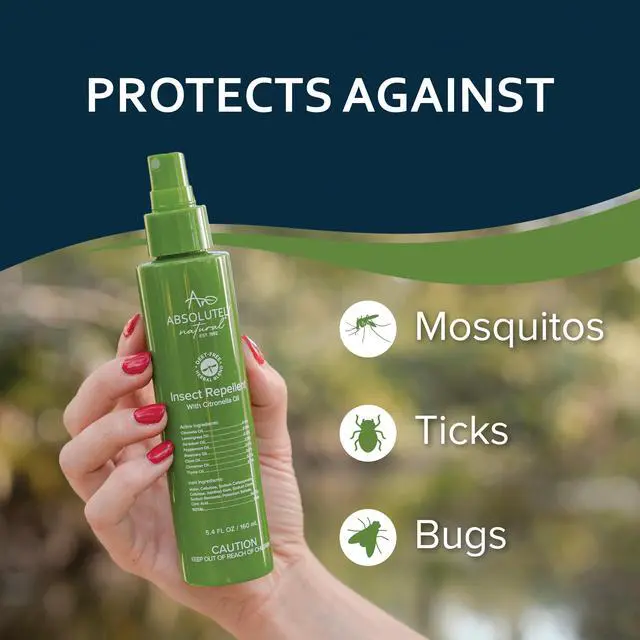 Alt view image 5 of 7 - Mosquito Repellent for Outdoor Patio DEET-Free Bug Spray with Citronella Non-Sticky, Long-Lasting Fresh Scent Insect Repellent - 5.4oz