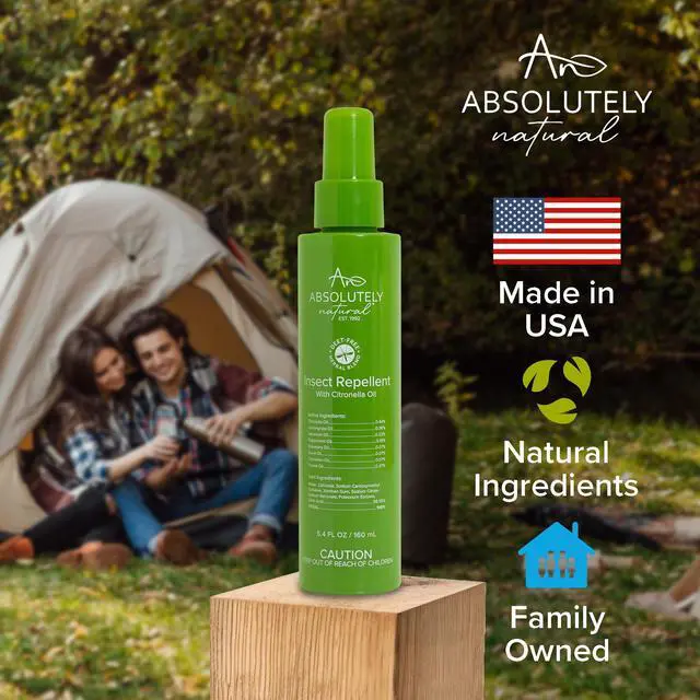 Alt view image 4 of 7 - Mosquito Repellent for Outdoor Patio DEET-Free Bug Spray with Citronella Non-Sticky, Long-Lasting Fresh Scent Insect Repellent - 5.4oz