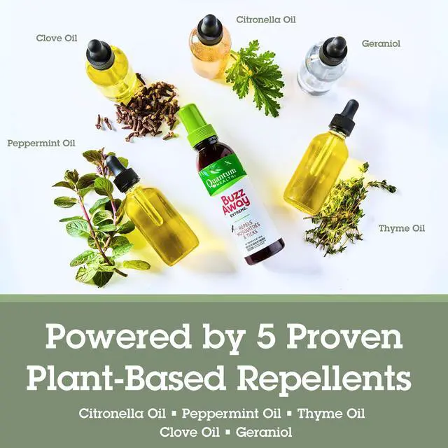 Alt view image 3 of 7 - Health Buzz Away Extreme - DEET-free Insect Repellent, Essential Oil Bug Spray - Small Children and Up, Travel Friendly, 4 Fl Oz