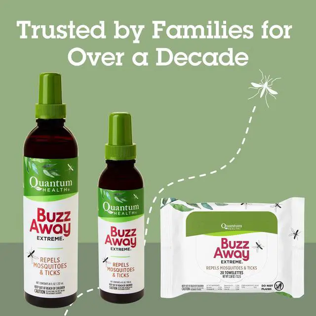 Alt view image 7 of 7 - Health Buzz Away Extreme - DEET-free Insect Repellent, Essential Oil Bug Spray - Small Children and Up, Travel Friendly, 4 Fl Oz