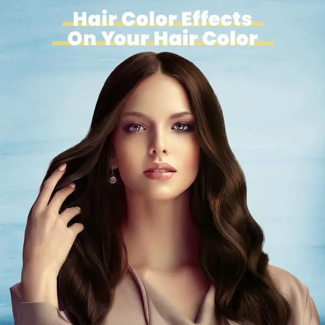 Alt view image 2 of 6 - Gray Coverage Hair Dye Shampoo, 3-in-1 Semi-Permanent Dark Brown Color Shampoo for Women & Men-500ml