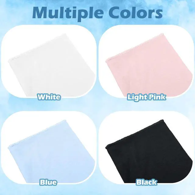 Alt view image 4 of 7 - 4 Pack Sun Protection UV Gloves Fingerless Elbow Length Gloves for Driving Oversleeve Women Men(Black, White, Pink, Blue)