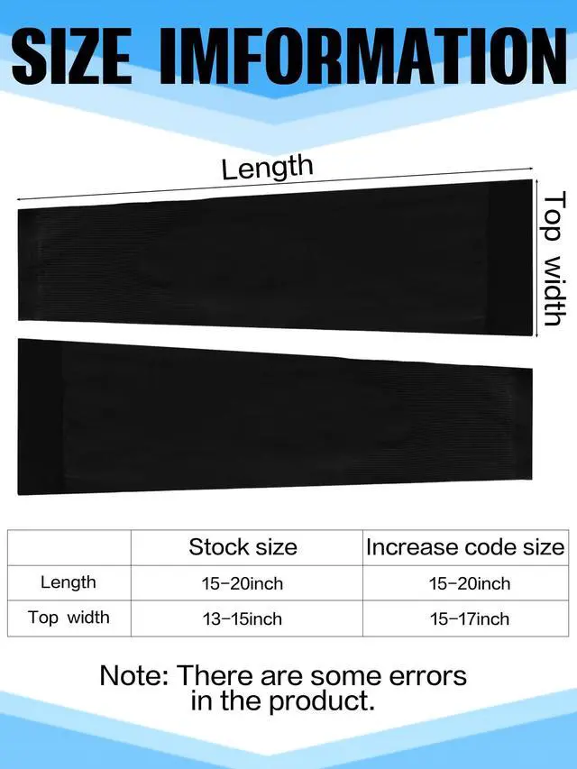 Alt view image 2 of 4 - 10 Pairs UV Arm Sleeve for Men Women Cooling Tattoo Cover up Compression Sun Protection Sleeves for Outdoor Activities(Fresh Black,13-15.5'' Length)