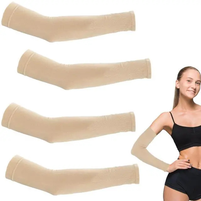 Main image of 2 Pairs Protective Arm Sleeve for Thin Skin Elderly Skin Tear and Bruise, Protection Sleeves for Men and Women