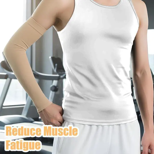 Alt view image 2 of 7 - 2 Pairs Protective Arm Sleeve for Thin Skin Elderly Skin Tear and Bruise, Protection Sleeves for Men and Women
