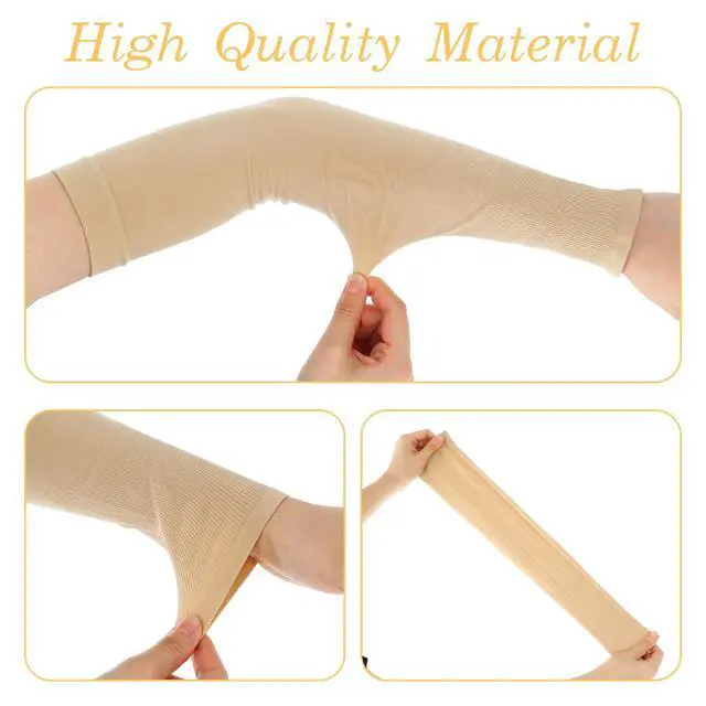 Alt view image 4 of 7 - 2 Pairs Protective Arm Sleeve for Thin Skin Elderly Skin Tear and Bruise, Protection Sleeves for Men and Women