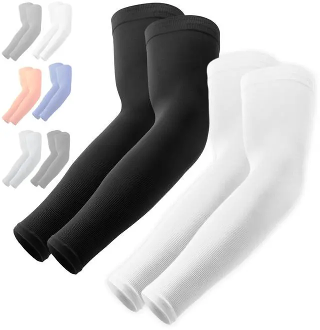 Main image of UV Sun Sleeves for Men Women - Cooling Arm Sleeves for Sun Protection UPF 50+ | Golf, Tattoo Cover Up, Compression Protective Sports, Baseball, Football, Driving | Mangas Para El Sol Para Hombre