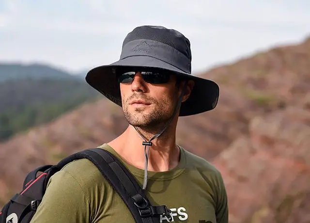 Alt view image 7 of 7 - Sun Hat for Men Women, Summer UV Sun Protection Wide Brim Fishing Hat for Men with Face Cover & Neck for Hiking