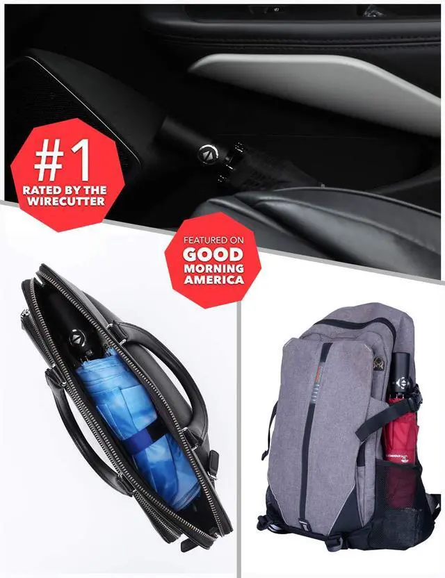 Alt view image 5 of 5 - Travel Umbrella Windproof Factory outlet Compact Automatic Umbrellas for Rain Compact Small UV Sun Protection Umbrella Durable Waterproof Lightweight -Fits Backpack Car Purse (Starry Sky)
