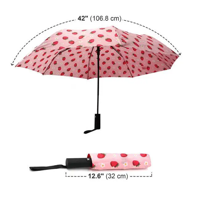 Alt view image 5 of 7 - Compact Travel Umbrella with Auto Open Windproof Folding Umbrella, Lightweight & Portable for Rain