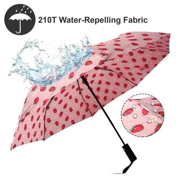 Alt view image 6 of 7 - Compact Travel Umbrella with Auto Open Windproof Folding Umbrella, Lightweight & Portable for Rain