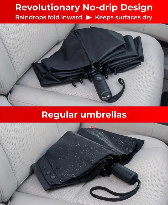 Alt view image 5 of 7 - Reverse Folding Windproof Umbrella, Large 46", Strong & Light