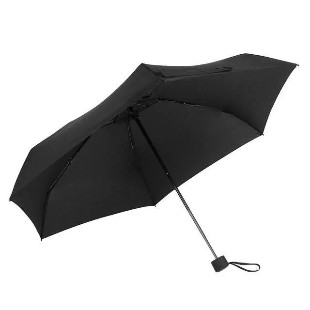 Alt view image 4 of 7 - Small Mini Umbrella with Case Light Compact Design Perfect for Travel Lightweight Portable Parasol Outdoor Sun&Rain Umbrellas Black, 34 Inches