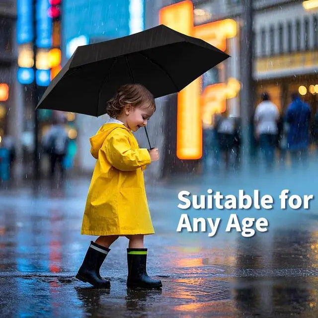 Alt view image 5 of 7 - Small Mini Umbrella with Case Light Compact Design Perfect for Travel Lightweight Portable Parasol Outdoor Sun&Rain Umbrellas