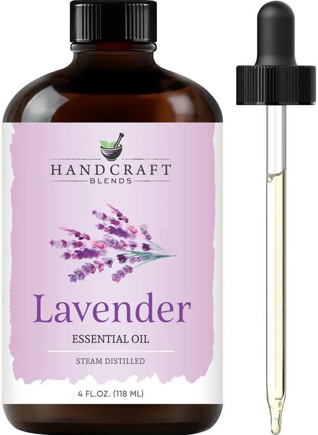 Main image of Lavender Essential Oil Huge 4 Fl Oz Essential Oil for Diffuser and Aromatherapy, Skin, Massage, Candle and Soap Making Fragrance