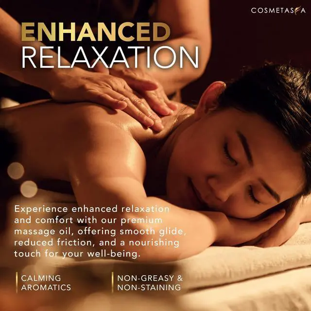 Alt view image 7 of 7 - Lavender Massage Oil for Massage Therapy with Roller - All Natural, Cruelty-Free & Spa Quality Skin Therapy Oil & Soothing Care - Lavender, Geranium & Grapeseed Oil (8.8 oz)