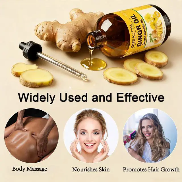 Alt view image 5 of 7 - 12 Pack Ginger Oil,Ginger Oil for Lymphatic Drainage,Pure Ginger Essential Oil,Relaxing Massage Oils for Massage Therapy,SPA Massage Oils,Sore Muscle Arnica Oil for Men and Women