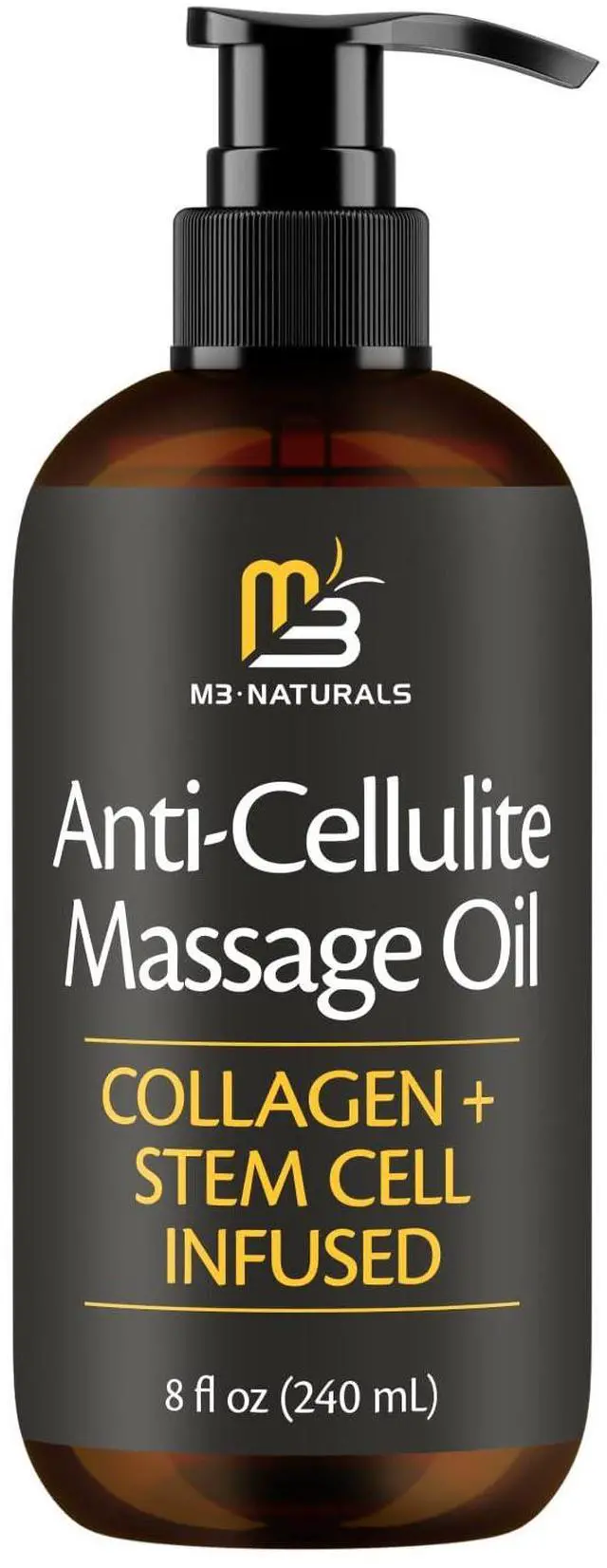 Main image of Firming Body Massage Oil with Collagen & Stem Cell Helps Smooth the Appearance of Cellulite & Improve Skin Texture Refreshing Aromatherapy Body Oil for Legs & Full Body 8 Fl Oz by M3