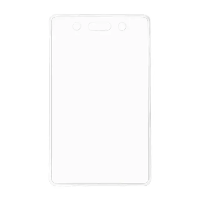 Alt view image 4 of 4 - Vertical Clear Plastic ID Badge Holders, 2.55" x 4.41", Pack of 50