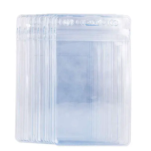 Alt view image 5 of 7 - Vertical ID Card Name Tag Badge Holder with Waterproof Type Resealable Zip (Vertical ID, 10 Pcs)