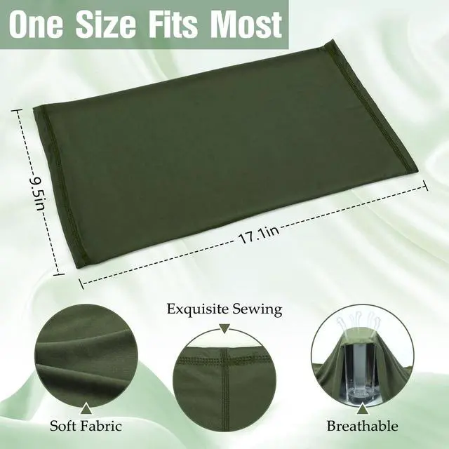 Alt view image 2 of 6 - 6 Pack Neck Gaiter for Men Women Gator Summer UV Dust Mask Cooling Neck Gaiters Face Cover for Sun Protection Scarf Bandana