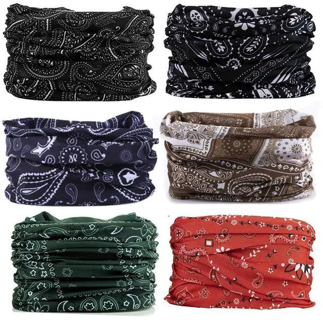 Main image of Neck Gaiter Face Cover Bandana Mask Scarf, Breathable Sun& Dust-proof for Cycling Running Fishing Hiking
