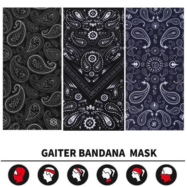 Alt view image 4 of 7 - Neck Gaiter Face Cover Bandana Mask Scarf, Breathable Sun& Dust-proof for Cycling Running Fishing Hiking