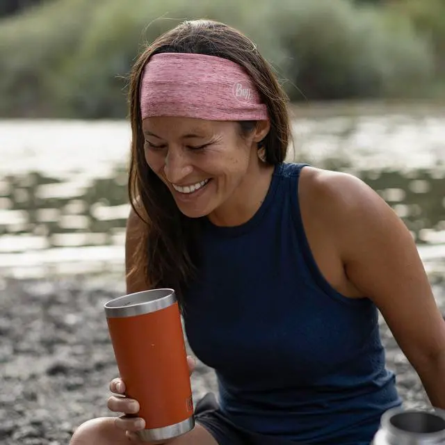 Alt view image 5 of 7 - CoolNet UV Half Neck Gaiter UPF 50 Sun Protection, Breathable Recycled Polyester, Cooling Face Mask & Headwear, Polygiene & HeiQ Fresh Tech, Quick Dry, Solid & Patterned, Adult Size - Black