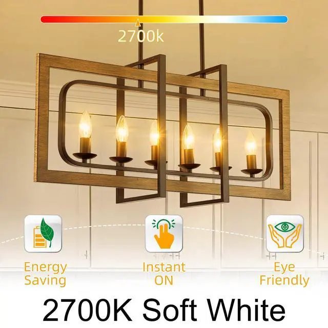 Alt view image 3 of 7 - E12 Candelabra Bulb 40 watt Equivalent, E12 LED Bulb Dimmable Chandelier Light Bulbs, B10 Candle Light Bulbs 2700K Soft White, 90+CRI, 400LM, Clear Glass, 12 Pack