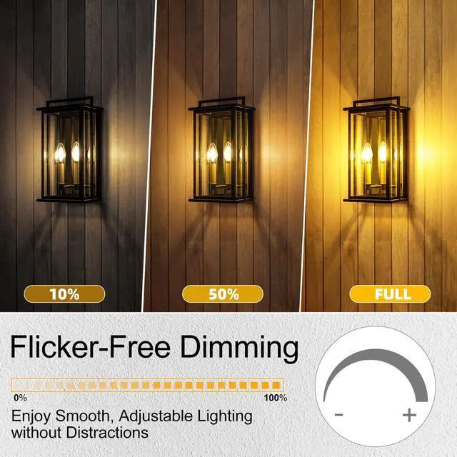 Alt view image 4 of 7 - E12 Candelabra Bulb 40 watt Equivalent, E12 LED Bulb Dimmable Chandelier Light Bulbs, B10 Candle Light Bulbs 2700K Soft White, 90+CRI, 400LM, Clear Glass, 12 Pack