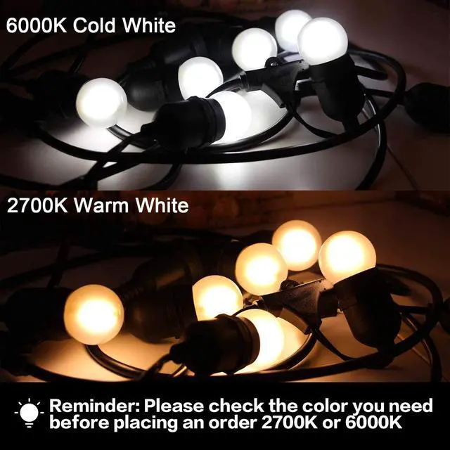 Alt view image 5 of 7 - G40 1.5w Low Wattage Led Bulb Equivalent 15 Watt Standard E26 Base G14 Small Low Power Light Bulb, Frosted, Warm White 2700k, CRI 90+, 150lm, Pack of 2