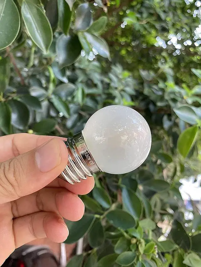 Alt view image 6 of 7 - G40 1.5w Low Wattage Led Bulb Equivalent 15 Watt Standard E26 Base G14 Small Low Power Light Bulb, Frosted, Warm White 2700k, CRI 90+, 150lm, Pack of 2