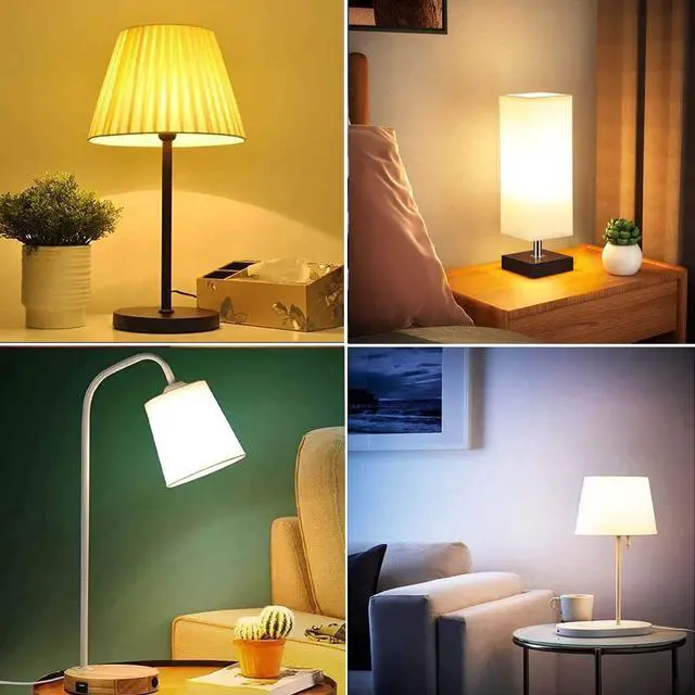 Alt view image 5 of 7 - RGB Color Changing Light Bulbs,9W RGB LED Light Bulbs,40W Equivalent A19 E27/E26 Warm White 6500K,16 Color Multicolor Light Bulb Dimmable Light for Home Party Bedroom Outdoor(1Pack)